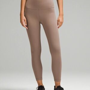 Lululemon Wunder Train Ribbed Leggings in Taupetastic NWT Size 14